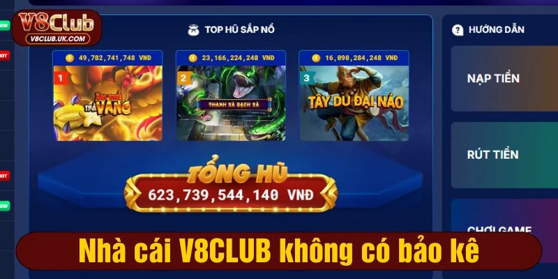 V8CLUB có thể lực bảo kê đằng sau là thông tin sai sự thật
